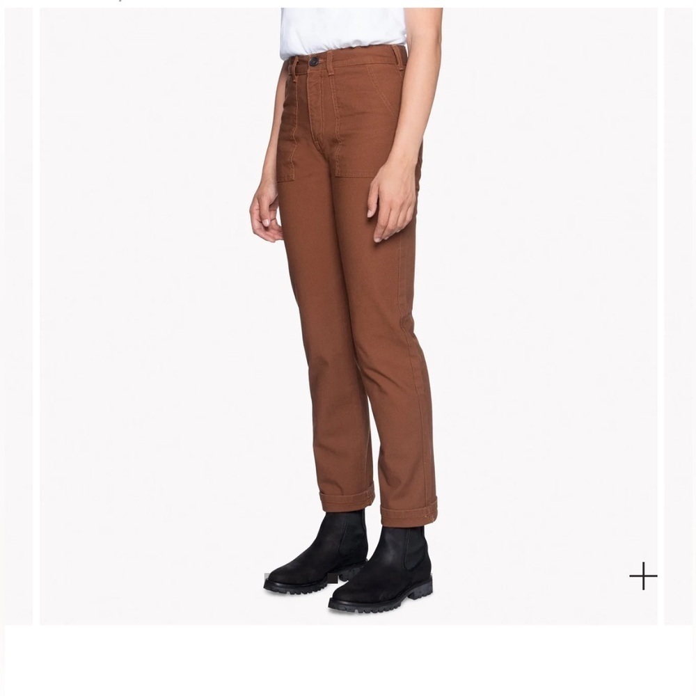 Naked & Famous Womens Fatigue Pant camel Canvas 27